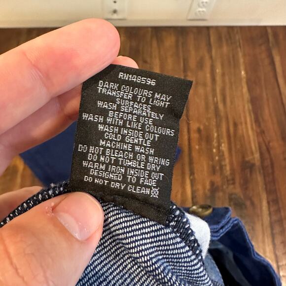 Universal Standard Carrie High Rise Wide Leg Jeans in Dark Indigo size M/18-20 - Picture 8 of 15